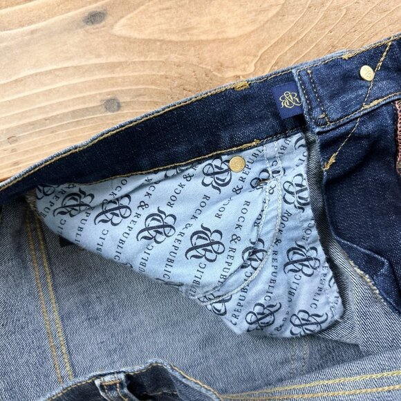 Rock & Republic Kasandra Mid Rise Bootcut flare Jeans 10 - Picture 4 of 9